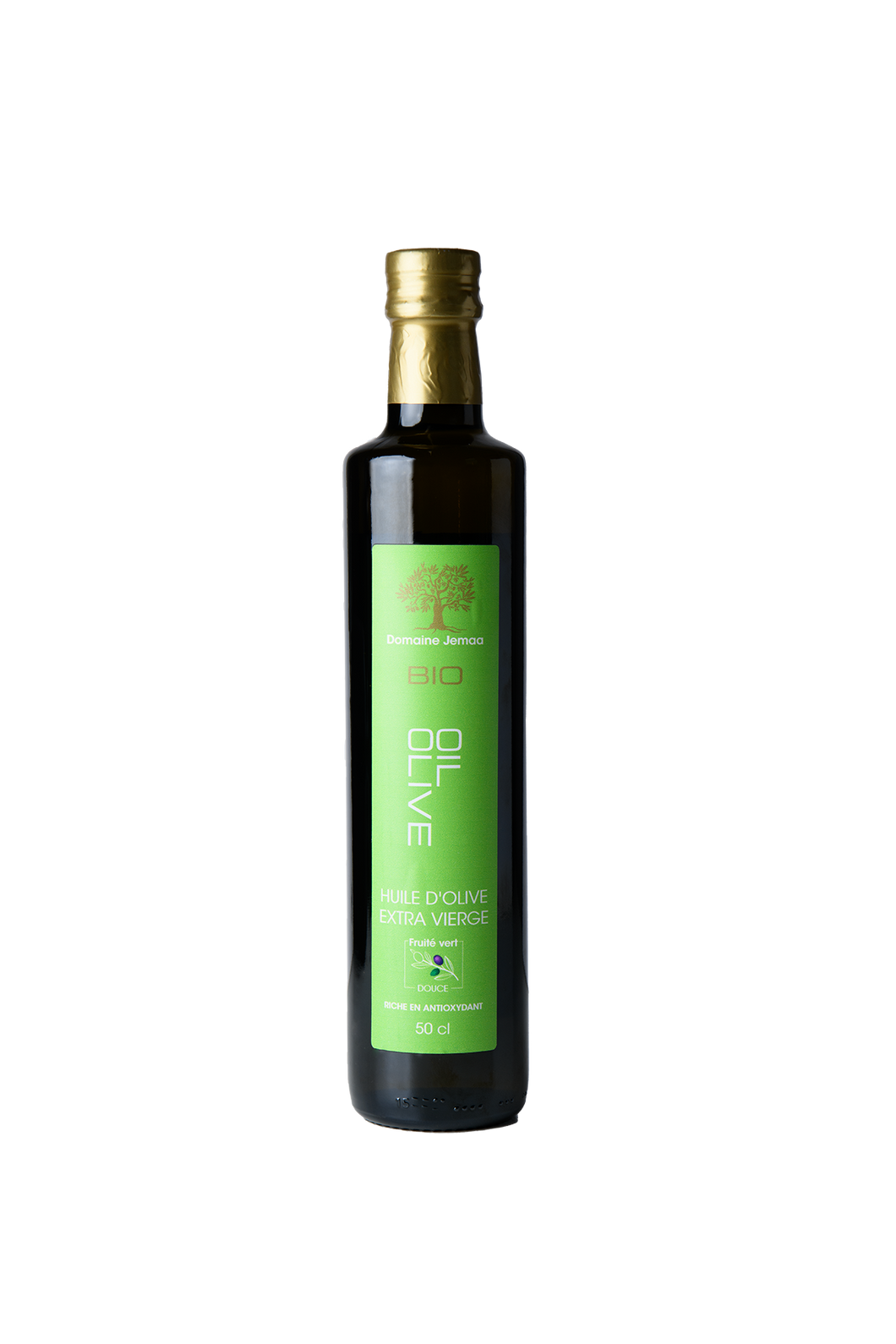 HUILE D'OLIVE BIO-FRUITE VERT - DOUCE- 500 ML